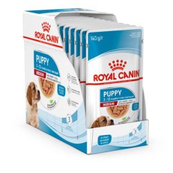 Royal Canin medium puppy 10x140g