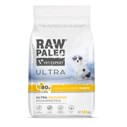 Raw Paleo Ultra puppy medium&large  šuniukams su kalakutiena 10kg