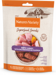 Natures Variety SUPERFOOD SNACKS kalakutiena 85g