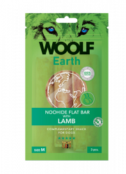 WOOLF Soft Earth Noohide M Flat Bar with lamb