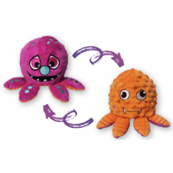 Gimdog double face octopus  žaislas