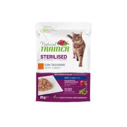 Trainer Cat Sterilised Turkey konservai katėms su kalakakutiena 85gx12vnt