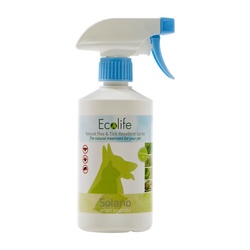 SOLANO Ecolife natūralus antiparazitinis purškalas katėms, šunims ir aplinkai, 300 ml