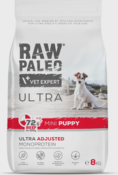 Raw Paleo Ultra Puppy Mini Beef 8kg