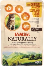 IAMS Naturally konservai su vištiena ir ėriena katėms, 85 g