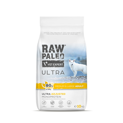 RAW PALEO ULTRA Turkey Medium&Large Adult sausas maistas vidutinių ir didelių veislių šunims su kalakutiena, 10kg