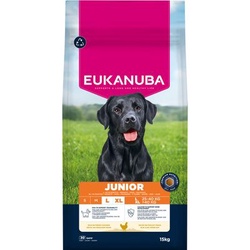 Eukanuba Junior Large Breed Chicken 15kg.