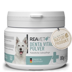 Reavet denta vital maisto papildas šunims ir katėms, milteliai 150gr