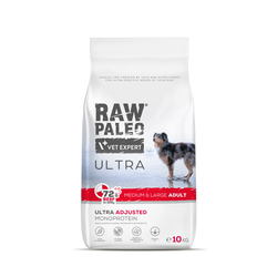 RAW PALEO ULTRA Beef Medium&Large Adult sausas maistas šunims su jautiena, 2kg