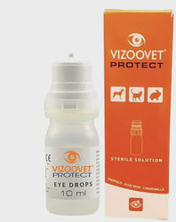 VIZOOVET PROTECT Drėkinamieji lašai akims 10ml