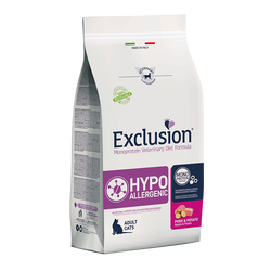 Exclusion Hypoallergenic hipoalerginis maistas katėms su kiauliena ir bulvėmis, 1,5 kg