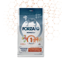 FORZA10 DIET Low Grain su arkliena ir žirneliais 1,5kg
