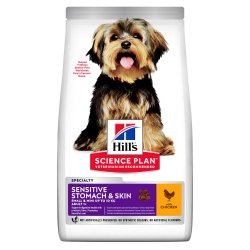 Hills Adult Small miniature Sensitive stomach and skin 1,5kg