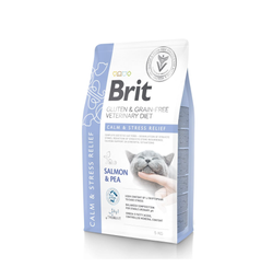 Brit GF Veterinary Diets Cat Calm Stress Relief sausas pašaras katėms 5kg 