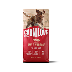 CARNILOVE ACTIVE Dog Lamb & Wild Boar sausas pašaras šunims 12 kg 