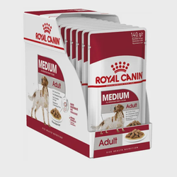 Royal Canin Medium Adult konservai šunims padaže 10vnt x140g