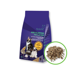 Vienmečių augalų pluošto kraikas NordicPet 10ltr