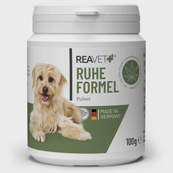 ReaVET ramybės formulės milteliai šunims 100g ReaVET ramybės formulės milteliai šunims 100g