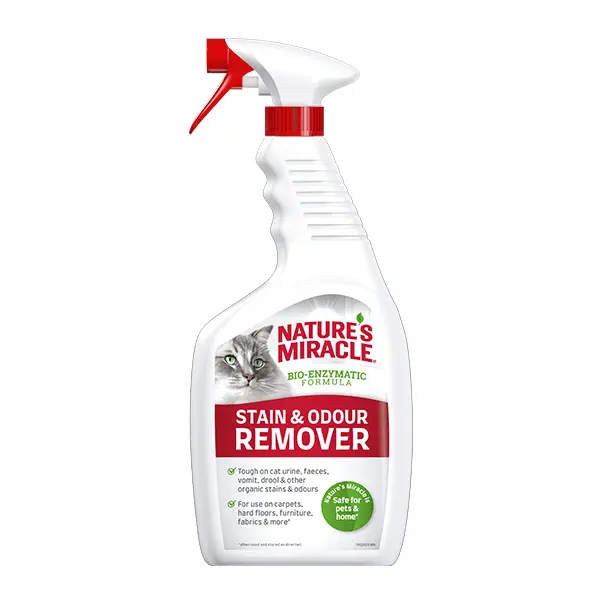 Nature's Miracle dėmių ir kvapų valymo priemonė S+O katėms,709ml