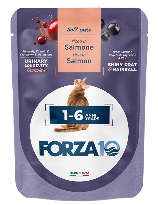 FORZA10 Maintenance Adult konservai katėms 1-6 metų su lašiša 80g