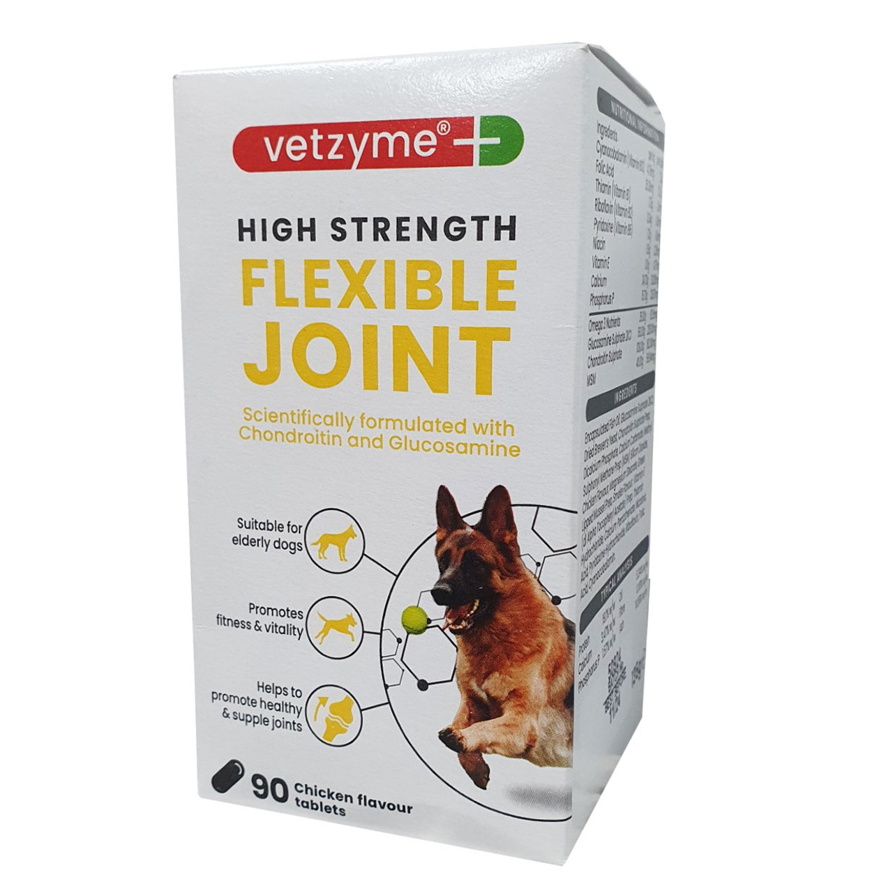 Vetzyme Hight Strengh flexible joint papildas tab N90