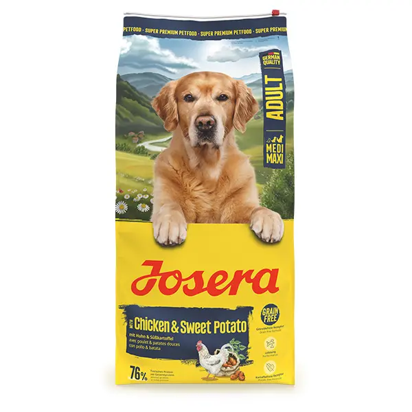 Josera Chicken and Sweet Potato pašaras šunims su paukštiena ir batatais 12,5 kg