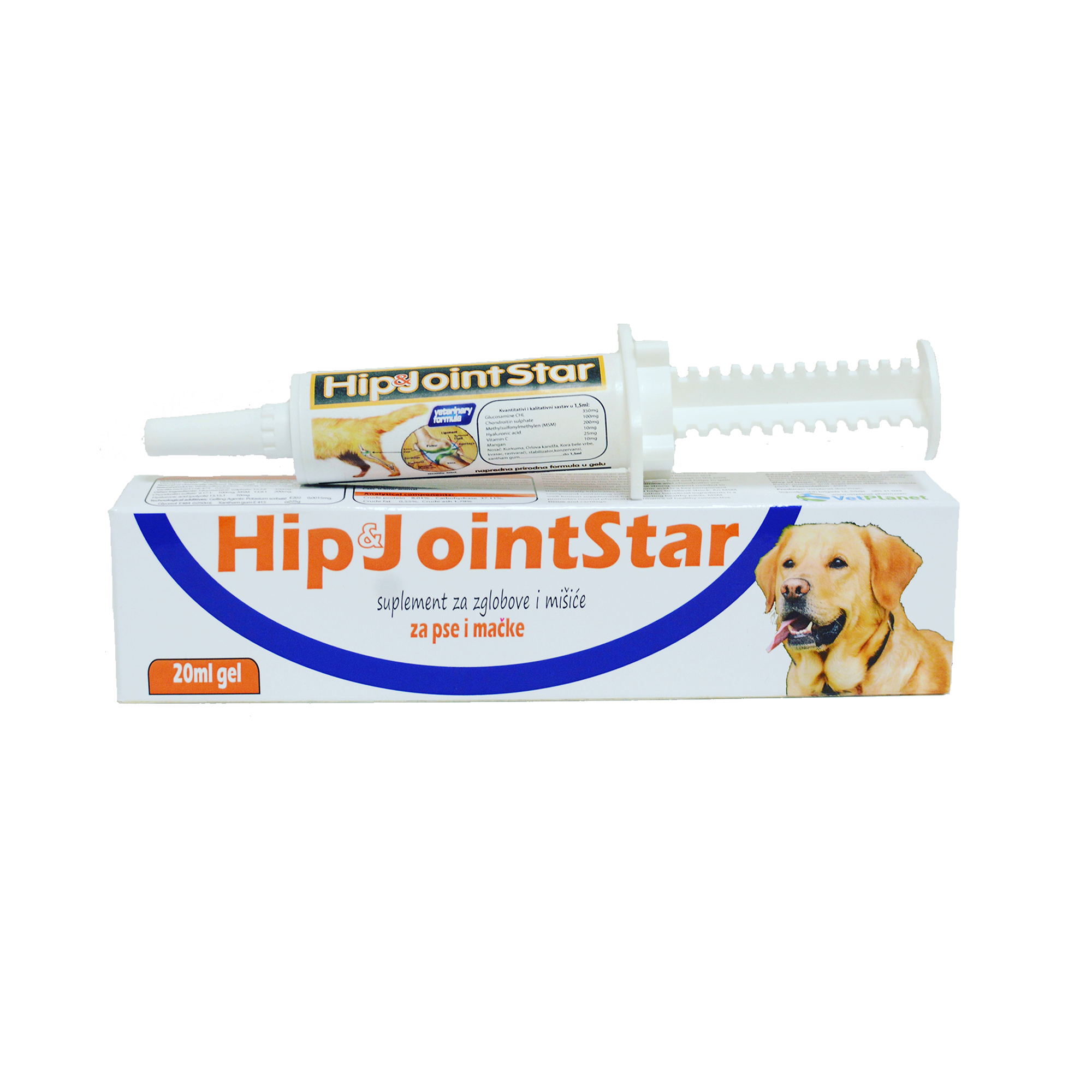 VetPlanet HIP & JOIN STAR GEL pašaro papildas 100 ml