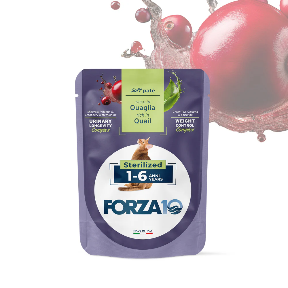 FORZA10 Maintenance Adult konservai katėms 1-6 metų su putpelių mėsa 80g