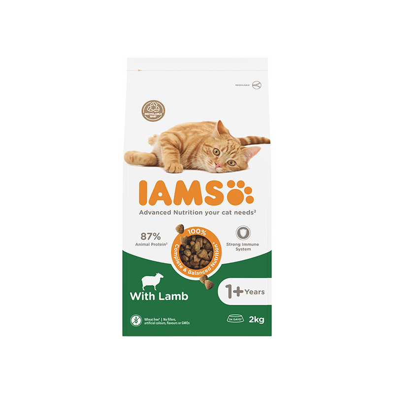 IAMS Adult Cat Lamb 10 kg
