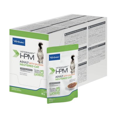 Virbac guliašas sterilizuotoms katėms su lašiša 85gr