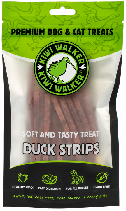 KIWI Walker Air-dried soft skanėstai - antienos juostelės, 100 g 