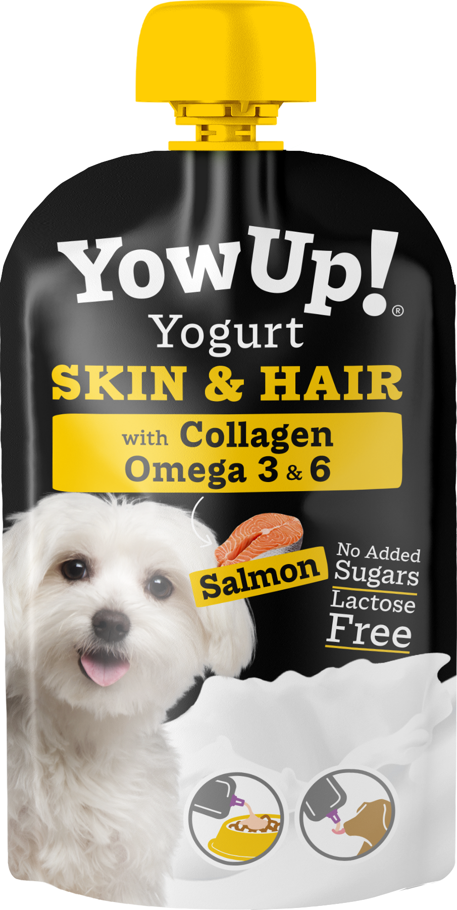 JOGURTAS ŠUNIMS YOWUP YOGURT SKIN AND HAIR DOG 115G