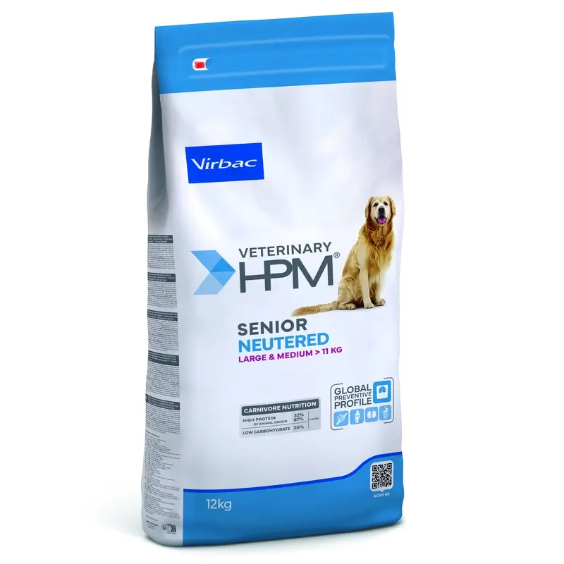 Virbac HPM Senior Neutered Dog Large & Medium 12kg