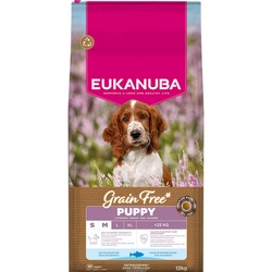 Eukanuba Puppy S/M GRAIN FREE Ocean Fish 12kg